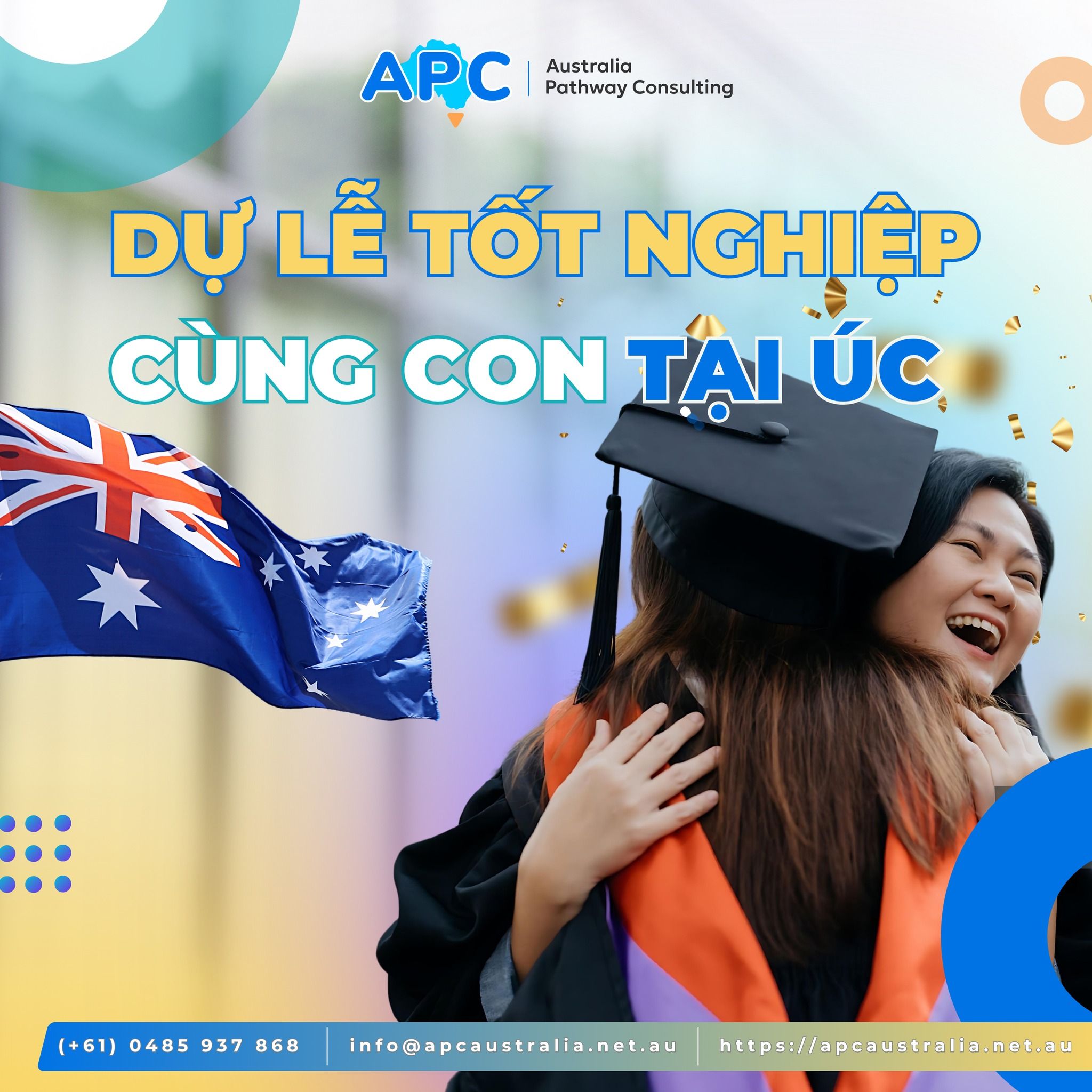 🎓✈️ CƠ HỘI VÀNG CHO BA MẸ: DỰ LỄ TỐT NGHIỆP CỦA CON TẠI ÚC! 🇦🇺