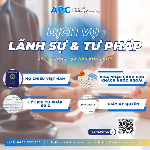 🌟 DỊCH VỤ LÃNH SỰ & TƯ PHÁP CỦA APC – CHẤT LƯỢNG TẠO NÊN KHÁC BIỆT 🌟