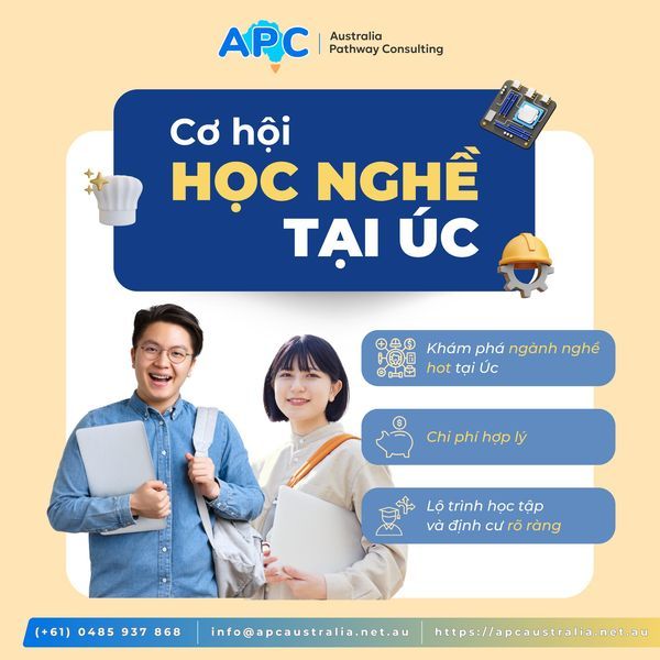 🛠️ KHÁM PHÁ CƠ HỘI HỌC NGHỀ TẠI ÚC – CON ĐƯỜNG NGHỀ NGHIỆP VỮNG CHẮC 🌟