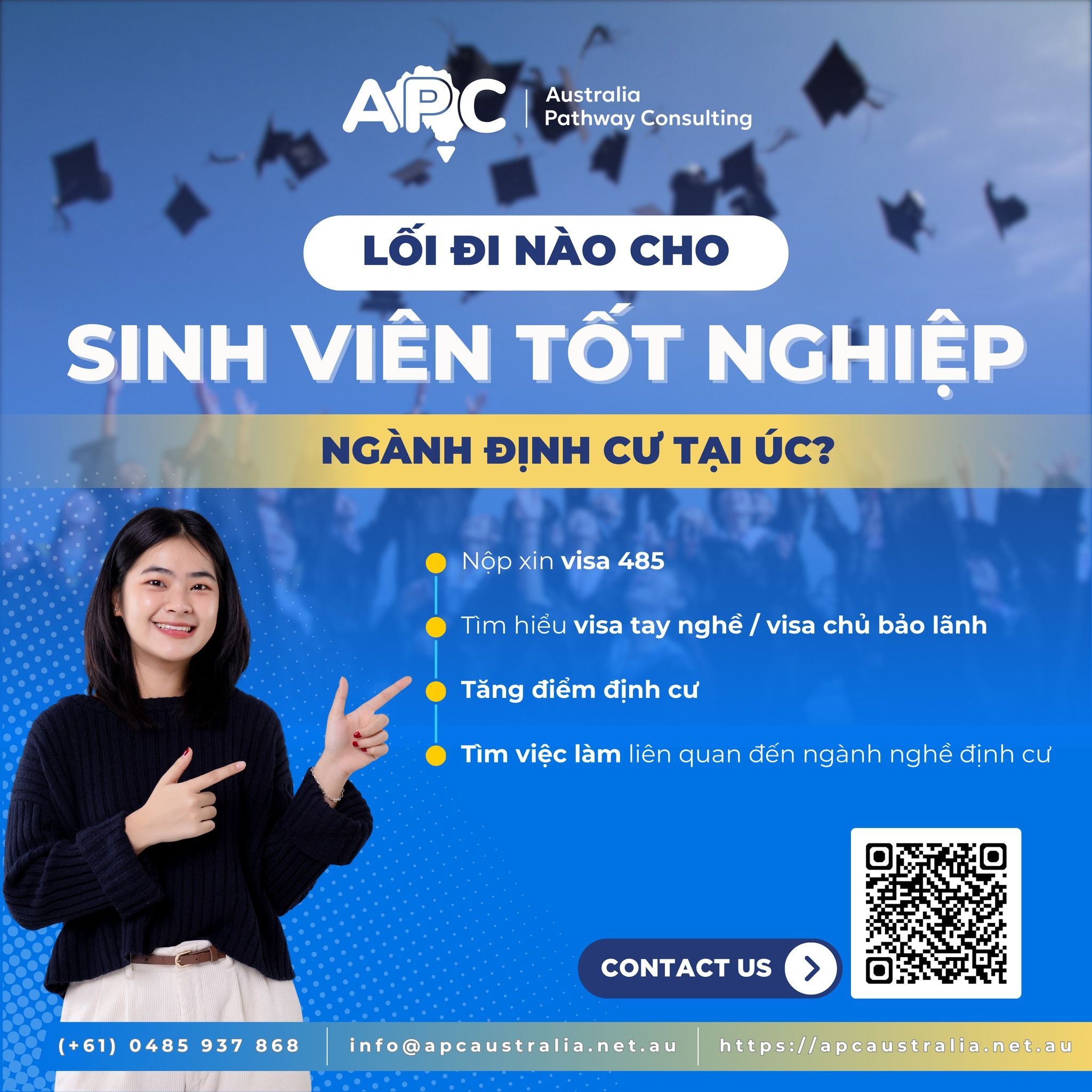 🚀 LỐI ĐI NÀO CHO SINH VIÊN TỐT NGHIỆP NGÀNH ĐỊNH CƯ TẠI ÚC?