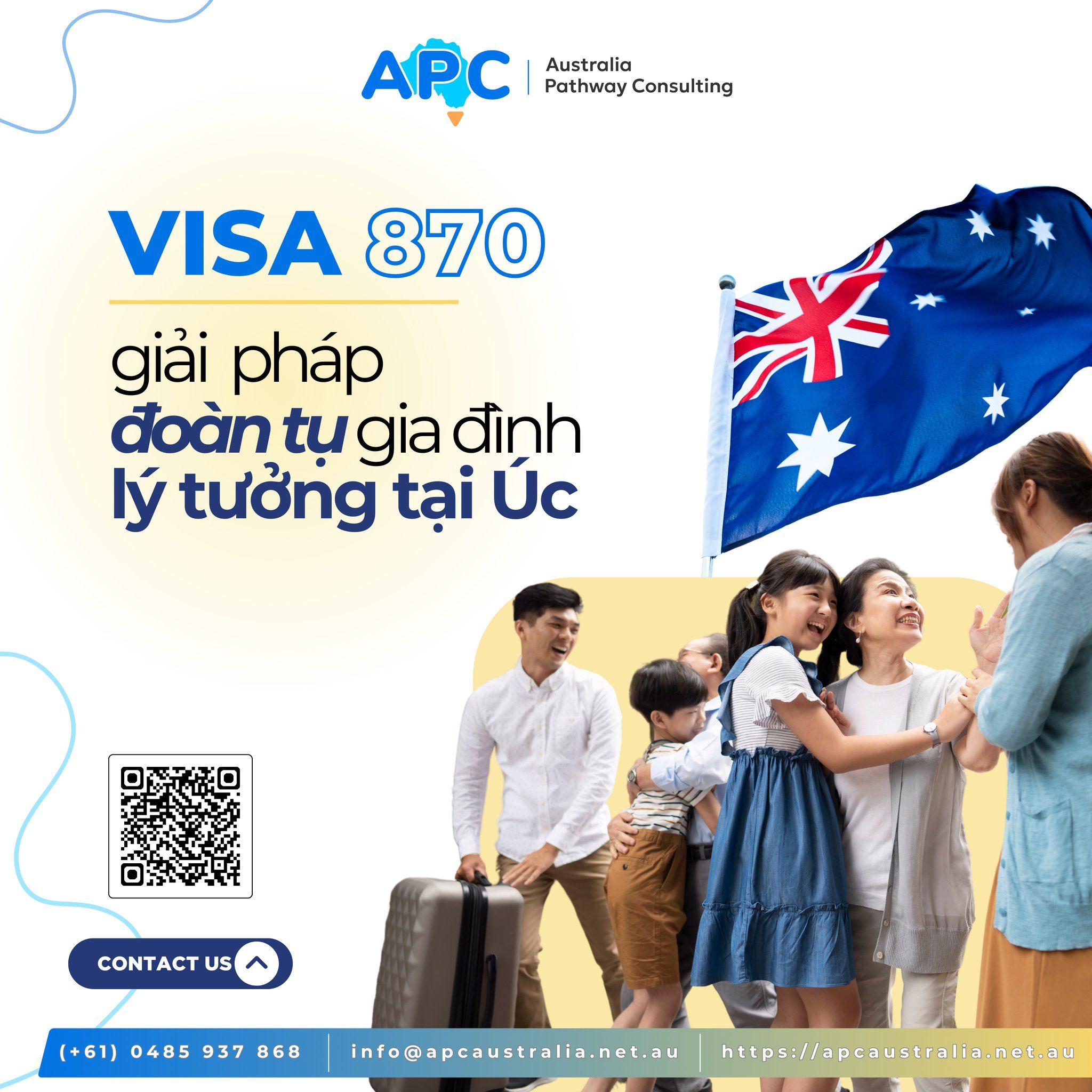 🌟 VISA 870 – GIẢI PHÁP ĐOÀN TỤ GIA ĐÌNH LÝ TƯỞNG TẠI ÚC 🇦🇺