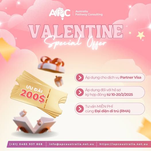 💝 ƯU ĐÃI ĐẶC BIỆT MÙA VALENTINE | PARTNER VISA 💝