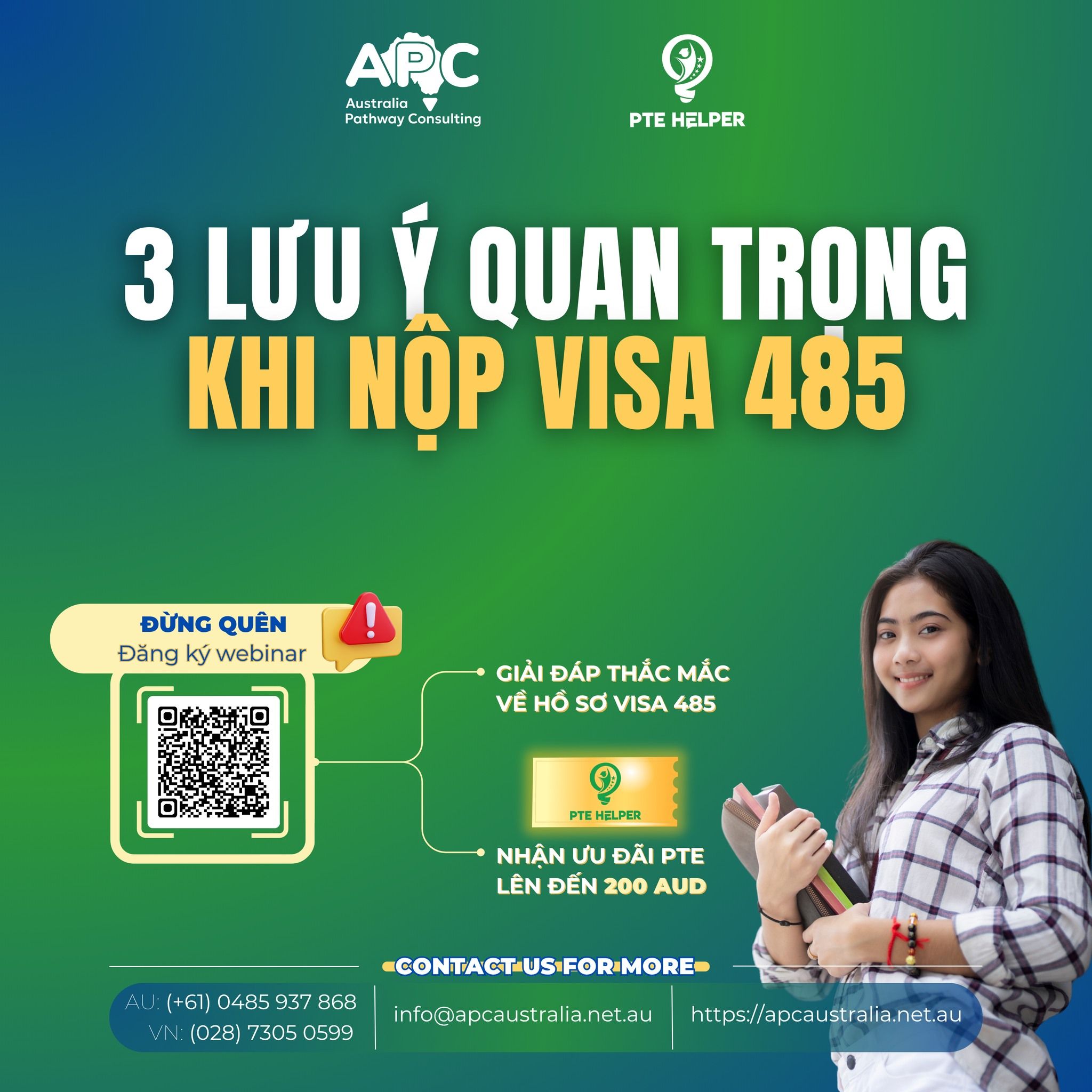 3 LƯU Ý QUAN TRỌNG KHI NỘP HỒ SƠ VISA 485