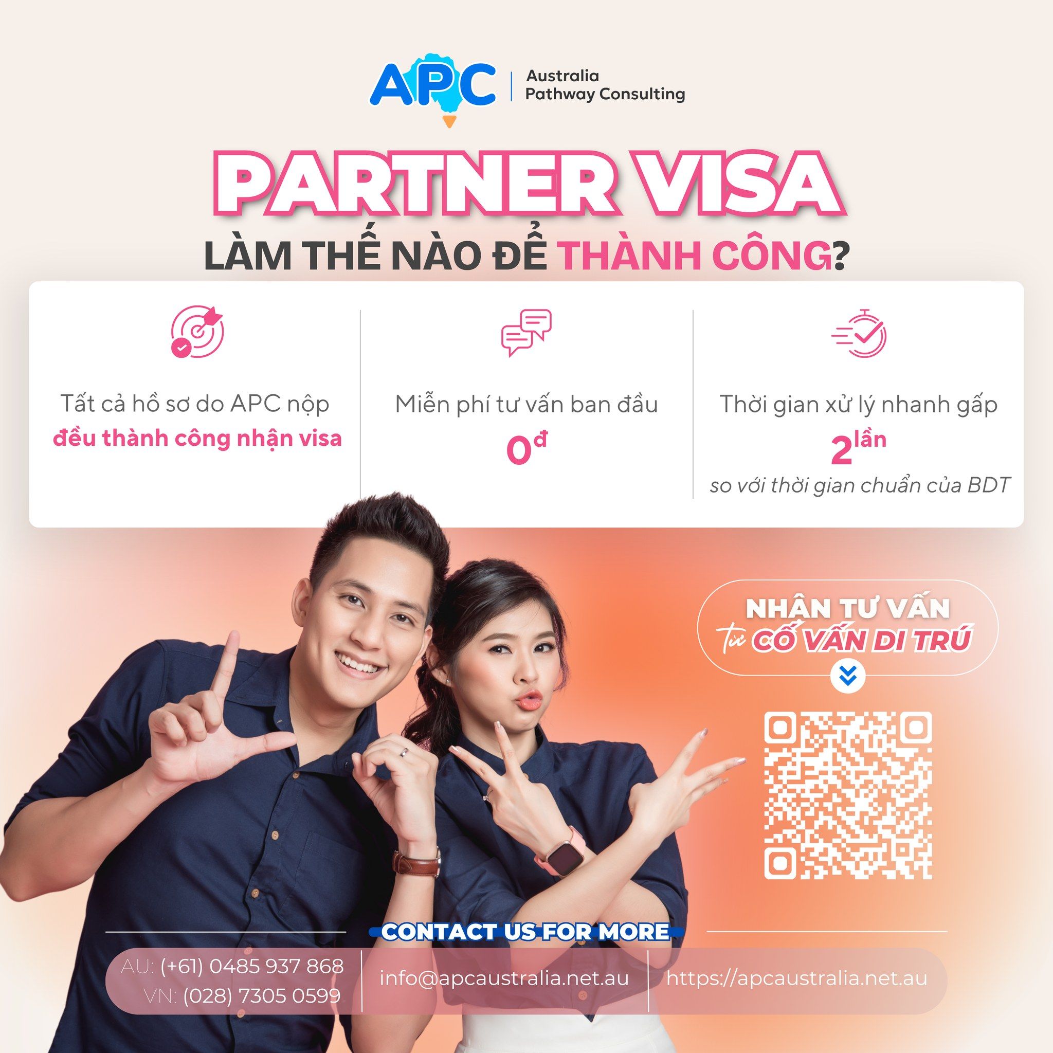 📣 PARTNER VISA TẠI APC: LÀM THẾ NÀO ĐỂ CÓ TỶ LỆ ĐẠT VISA CAO?