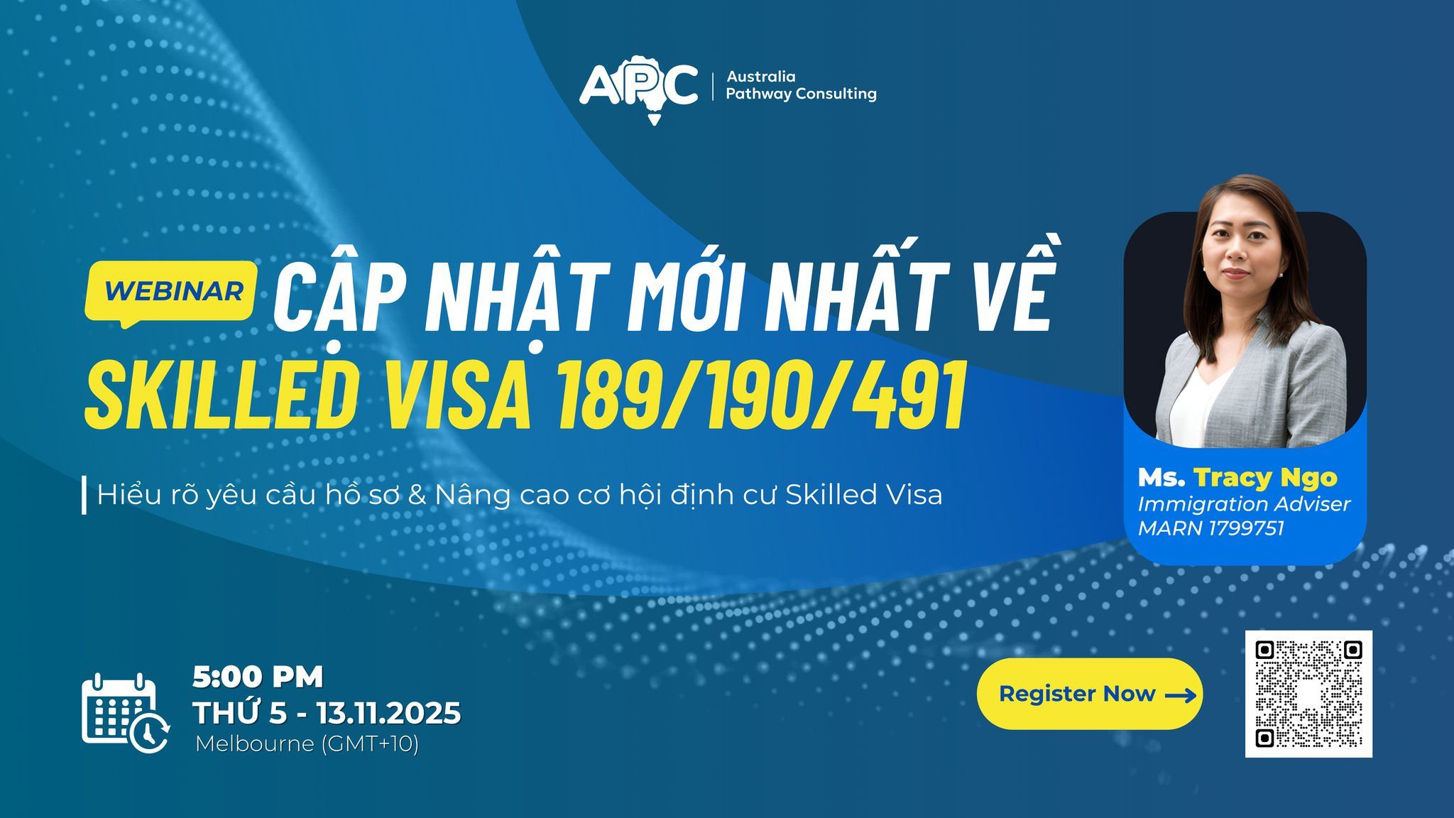 [WEBINAR CÙNG RMA] CẬP NHẬT NHỮNG THÔNG TIN MỚI NHẤT VỀ SKILLED VISA 189/190/491 2025-26